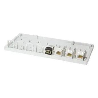 Keystone opbouwdoos 8 poorts wit - Networkdiscount.com
