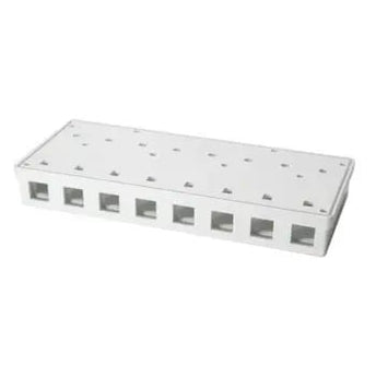 Keystone opbouwdoos 8 poorts wit - Networkdiscount.com