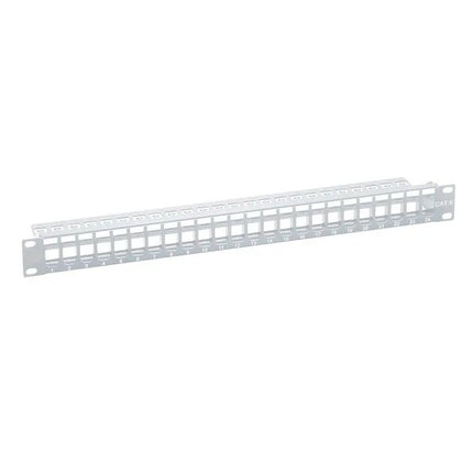 Keystone Patchpanel 24 Poorts SNAP IN RAL7035 - Networkdiscount.com
