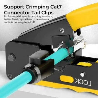 Krimptang voor doorsteek RJ45, RJ11 en RJ12 connectoren - Networkdiscount.com