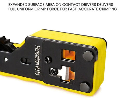 Krimptang voor doorsteek RJ45, RJ11 en RJ12 connectoren - Networkdiscount.com
