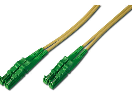 LWL OS2 Singlemode glasvezel Patchkabel, E2000 (8° APC) / E2000 (8° APC) 1 M - Networkdiscount.com