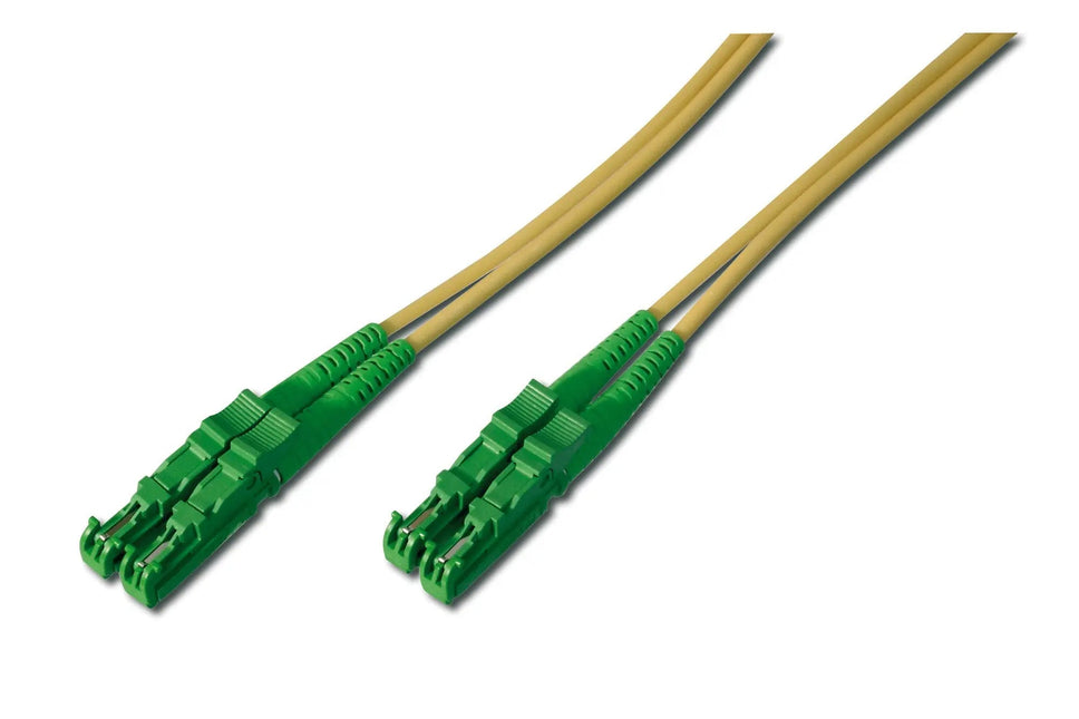 LWL OS2 Singlemode glasvezel Patchkabel, E2000 (8° APC) / E2000 (8° APC) 1 M - Networkdiscount.com