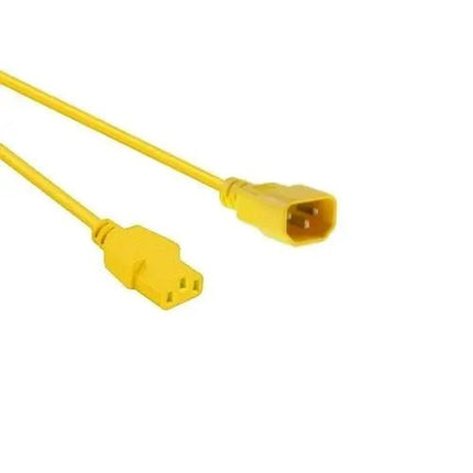 Netsnoer C14 - C13 3x 0.75mmGeel 1.2m - Networkdiscount.com