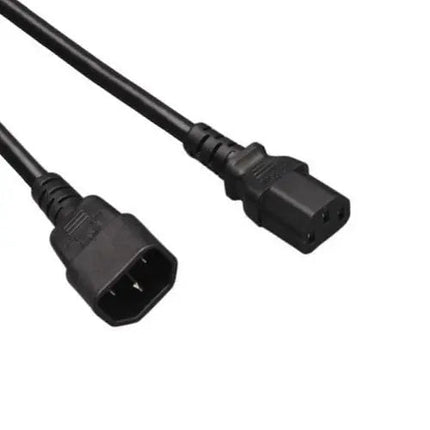 Netsnoer C14 - C13 3x 0.75mmZwart 1.8m - Networkdiscount.com