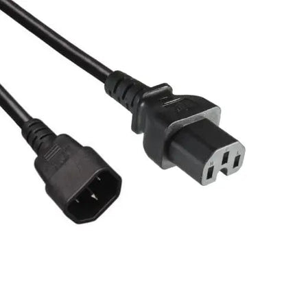 Netsnoer C14 - C15 3x 0.75mmZwart 1.8m - Networkdiscount.com
