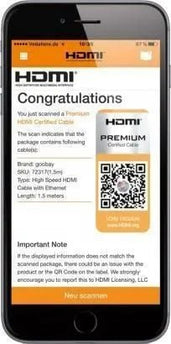 Premium High Speed HDMI ™ - kabel met ethernet verguld 5M - Networkdiscount.com