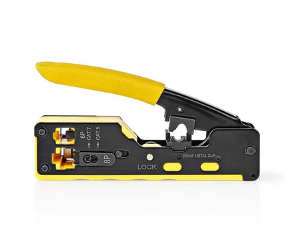Professionele krimptang voor RJ45, RJ11 en RJ12 connectoren - Networkdiscount.com