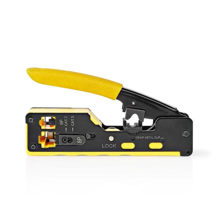 Professionele krimptang voor RJ45, RJ11 en RJ12 connectoren - Networkdiscount.com