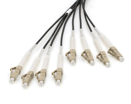 Reeds geassembleerde, 100 M universele breakout glasvezelkabel, multimode OM4, 8 vezels, LC/UPC - LC/UPC - Networkdiscount.com