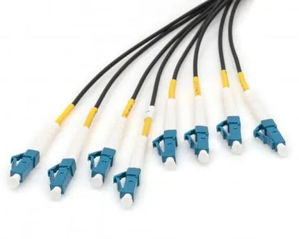 Reeds geassembleerde, 50 M universele breakout glasvezelkabel, singlemode OS2, 8 vezels, LC/UPC - LC/UPC - Networkdiscount.com