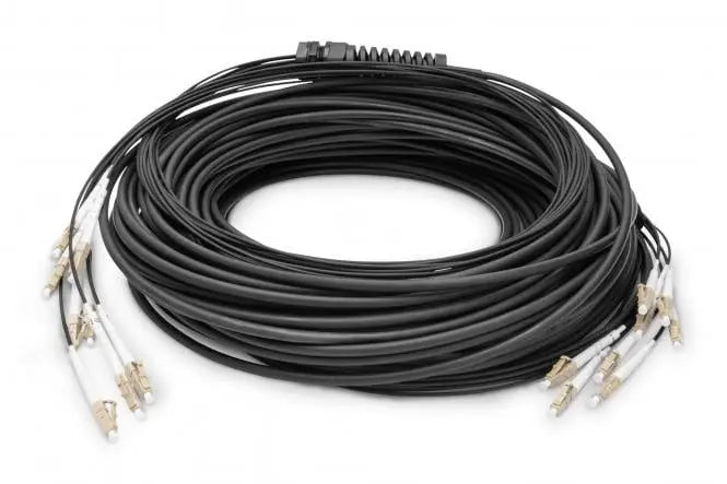 Reeds geassembleerde, 75 M universele breakout glasvezelkabel, multimode OM4, 8 vezels, LC/UPC - LC/UPC - Networkdiscount.com