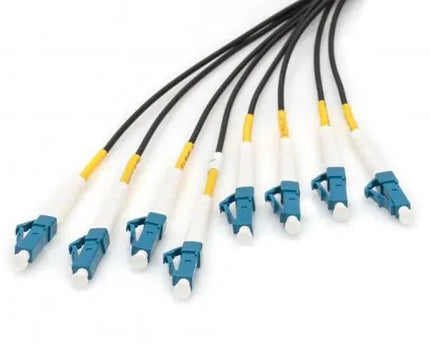 Reeds geassembleerde, 75 M universele breakout glasvezelkabel, singlemode OS2, 8 vezels, LC/UPC - LC/UPC - Networkdiscount.com