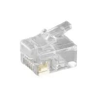 RJ12 Connector - 6 pol. - Unshielded 10 stuks - Networkdiscount.com