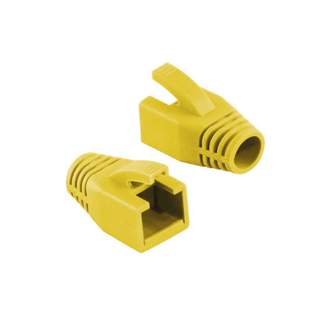 RJ45 Tule 8mm geel 50 stuks - Networkdiscount.com