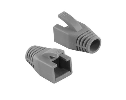 RJ45 Tule 8mm grijs 10 stuks - Networkdiscount.com