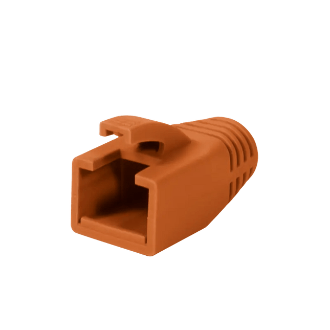 RJ45 Tule 8mm oranje 50 stuks - Networkdiscount.com