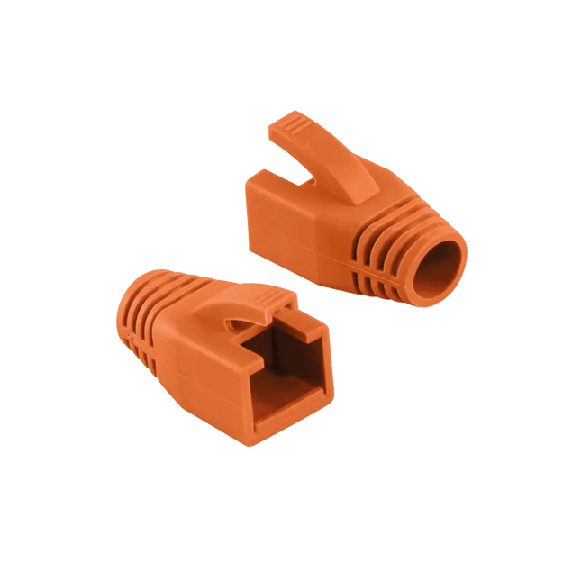 RJ45 Tule 8mm oranje 50 stuks - Networkdiscount.com