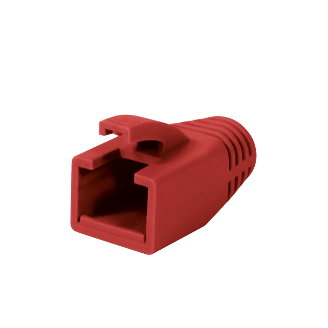 RJ45 Tule 8mm rood 50 stuks - Networkdiscount.com