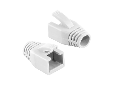 RJ45 Tule 8mm wit 50 stuks - Networkdiscount.com