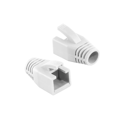RJ45 Tule 8mm wit 50 stuks - Networkdiscount.com