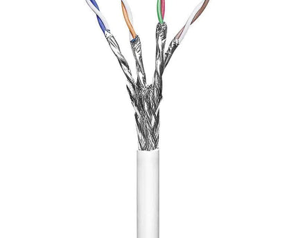 SFTP CAT6 netwerkkabel soepel 100M CCA Wit - Networkdiscount.com
