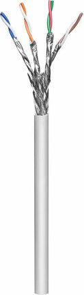 SFTP CAT6a netwerkkabel soepel 50M 100% koper grijs - Networkdiscount.com