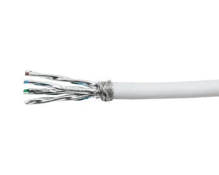 S/FTP CAT7 netwerkkabel stug LSZH 305M 100% koper wit - Networkdiscount.com