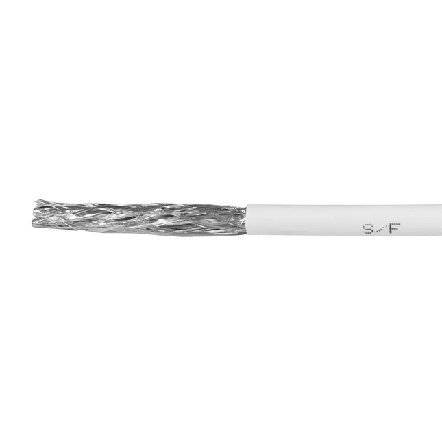 S/FTP CAT7 netwerkkabel stug LSZH 305M 100% koper wit - Networkdiscount.com