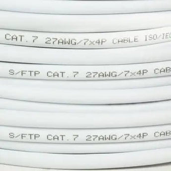 S/FTP CAT7 soepel 100M 100% koper wit - Networkdiscount.com