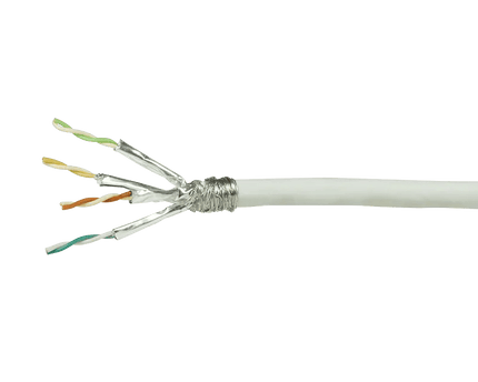 S/FTP CAT7 stug 50M 100% koper wit - Networkdiscount.com