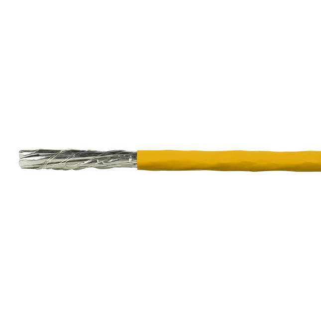 S/FTP CAT7a netwerkkabel stug 200M 1200MHz geel - Networkdiscount.com