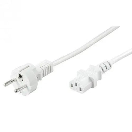 Stroomkabel CEE 7/7 (male) naar C13 (female) 1.5 M wit - Networkdiscount.com