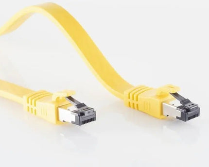 U/FTP CAT8.1 0.25M plat geel 100% koper - Networkdiscount.com