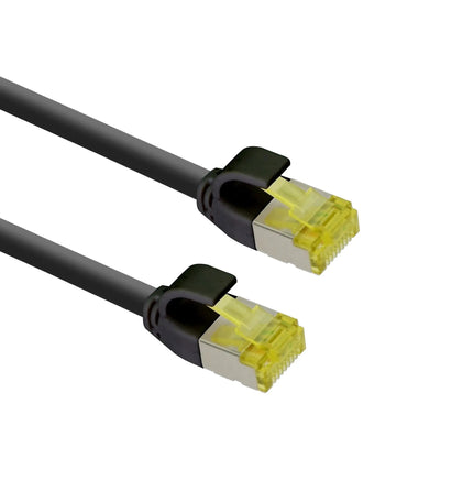 Ultra slim Patchkabel S/FTP Cat 6A zwart 1 M - Networkdiscount.com