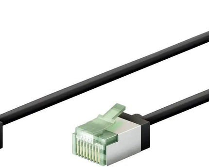Ultraflexibele 0,25M CAT 8.1 - patchkabel, slank, U/FTP, zwart - Networkdiscount.com