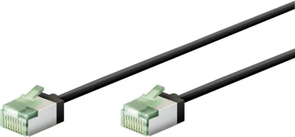 Ultraflexibele 0,25M CAT 8.1 - patchkabel, slank, U/FTP, zwart - Networkdiscount.com