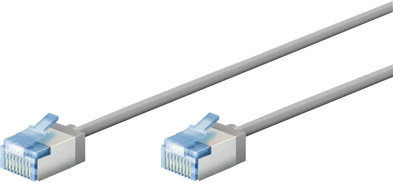 Ultraflexibele 10 M CAT 6A - patchkabel, slank, U/FTP, grijs - Networkdiscount.com