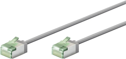 Ultraflexibele 2 M CAT 8.1 - patchkabel, slank, U/FTP, grijs - Networkdiscount.com
