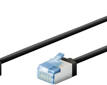 Ultraflexibele 3 M CAT 6A - patchkabel, slank, U/FTP, zwart - Networkdiscount.com