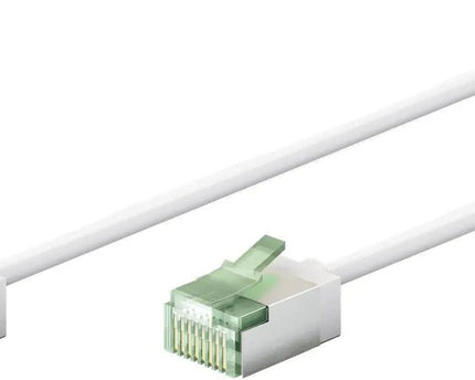 Ultraflexibele 3 M CAT 8.1 - patchkabel, slank, U/FTP, wit - Networkdiscount.com
