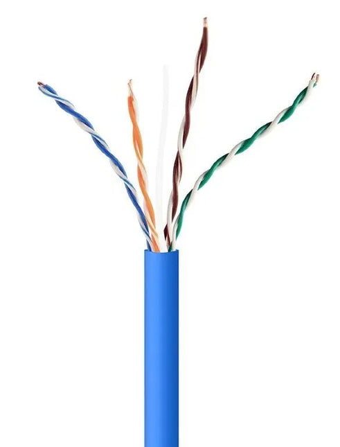 UTP CAT5e kabel stug 305M CCA Blauw - Networkdiscount.com