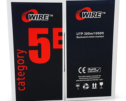 UTP CAT5e kabel stug 305M CCA Rood - Networkdiscount.com
