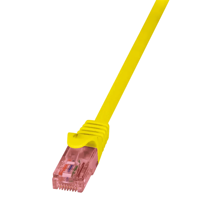 UTP CAT6 0.5M geel 100% koper - Networkdiscount.com