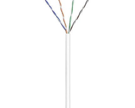 UTP CAT6 netwerkkabel soepel 100M CCA Wit - Networkdiscount.com