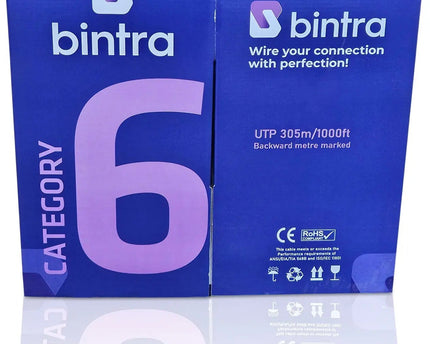 UTP CAT6 netwerkkabel stug 305M CCA - Networkdiscount.com
