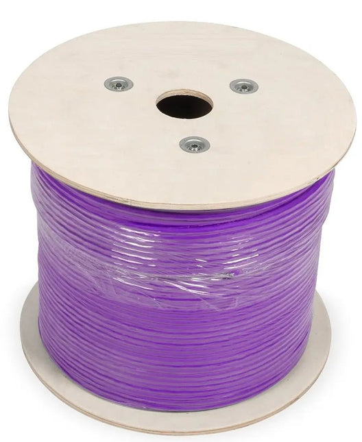 UTP CAT6 netwerkkabel stug 500M 100% koper paars - Networkdiscount.com