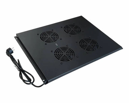Ventilator set met 4 ventilatoren voor 800mm diepe serverkasten - Networkdiscount.com