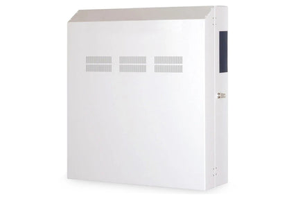 Wandkast, slank 800x640x220 mm, 4U verticaal, kleur grijs (RAL 7035) - Networkdiscount.com
